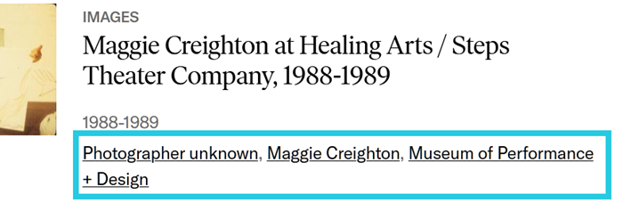 Image as it appears in search results with tombstone metadata including Creator and Contributor combined.